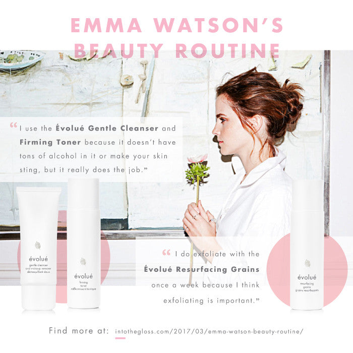 Emma Watson's skin care routine 